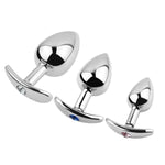 Sm Metal Adult Sex Toys Ship Anchors Anal Plugs For External Use Female Male Stainless Steel Butt Plug With Jewel Base