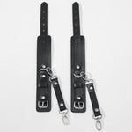 Sm Bondage Set Fetish Sex Handcuffs Ankle Cuffs Wrist Ankle Cuffs Set Erotic Bed Cuffs Sex Toys Erotic Leather Hand And Foot Cuffs Bed Cuffs For Lovers Couples Beginners