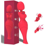 Vibrator Wand Sucking Vibrators-Wand Massager For Women With 10 Vibrating & 10 Suction Modes,Nipple Toy Dildo-Adult Sex Toy G-Spot Clitoral Stimulator,Female Vibrator Sexual Pleasure Tools For Women