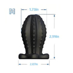 Hollow Anal Plug With Viewing Window And Cap - Premium Silicone Butt Plug, Waterproof, Textured For Enhanced Stimulation Unisex Masturbation Anal Expansion Toy (M)