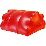 Pvc/Tpu Sex Pillow Waterproof Adult Toys Body Support Travel Position Magic Cushion Used For Couple Deeper Positioning (Red Sex Pillow L)