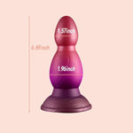 Anal Plug Sex Toy With Strong Suction Cup Big Silicone Anal Beads For Expert Anal Dilation Training 2 Beads Butt Plug For Men Women Anal Sex