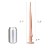 Long Anal Sex Toy Butt Plug - 17.7 Inch Long Dildo, Long Butt Plug Soft Flexible Long Anal Stimulatior Anus Dilator Sex Slave Anal Sex Toy With Strong Suction Cup For Male Female