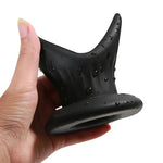 Silicone Anal Plug Hollow Butt Plug Anus Stretcher Vagina Expander Enema Douche Liquid Silicone G-spot Dildo Prostate Massager Adult Sex Toys for Men Women Couple