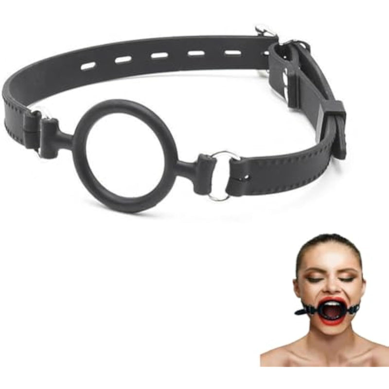 Open Mouth Gag O-Ring Gag Open Mouth Silicone O Rings Sex Gags Muzzles Silicone Sex Toys Bondage Gags Bondage Restraints Sm Ball Gags For Sex Games