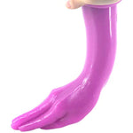 Hand Anal Plug 11.8 Inch Long Forearm For Vaginal Anal Fist Masturbation (Purple)