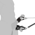 Leather Cock Ring Sex Bondage Bdsm Testicle Pulling Collar And Leash, Testicle Bondage Rope Sex Restraints For Men, Sexual Stimulation Device Chains, Sex Bdsm Rope