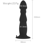 Thrusting Vibrating Anal Plug β Remote Control Prostate Massager, 10 Vibration Modes, Powerful P-Spot & G-Spot Anal Sex Toy For Men & Women, Hands-Free With Suction Cupex Toy Unisex - Black