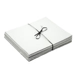 Handmade Watercolor Paper - 50 Sheets, 6 x 4 Inches, 150 GSM Virgin Cotton, Deckled Edge, Off White