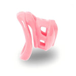 Sissy Chastity Cages Male Sex Toys Very Realistic Cock Cage With 4 Different Rings Breathable Lightweight Resin Penis Cage Chastity Device With Micro Lock For Men'S Penis Bondage (L,B)