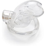 Male Chastity Device Cock Cage - Average Size Chastity Cage With 3 Active Rings & Keys Adult Sex Toy For Men Pc Plastic(Transparent)