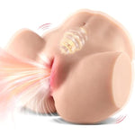 10Lb Sex Doll Butt With Sucking Vibrating Motor, Automatic Flesh Realistic Male Masturbator With Plump Vagina, Sex Dolls For Men Silicone Pocket Pussy With Vaginal Channel Adult Sex Toys
