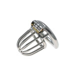 Metal Chastity Lock Penis Cage Bondage Tool Hollow Chastity Cage With Key Couple Training Adult Toy