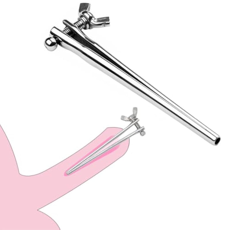 Stainless Steel Urethral Sounds Dilators With Adjustable Screw Stainless Steel Rod Sex Toys - Catheters & Sounds Penis Plug Sounding Rods Bdsm Prostate Massage For Male Exercise (Long,8Mm)