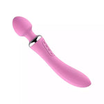 Sex Toys Double End Vibrator Handheld Massager Wand (Pink)