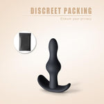 Silicone Anal Plug,Buttplug,Anal Toy For Man And Woman.Comfortable And Pleasurable Anal Toys For Long Time Wear .Premium Silicone Material Anal Sex Toys.Anal Plugs For Anal Training (Two Beads)