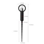 Silicone Vibrating Penis Plug Male Masturbator, 10 Vibration Modes Urethral Plug Soft O Ring Urethral Dilator With Multi Beads Tail For Deeper Stimulation Sex Toys For Male