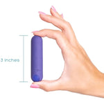 Bullet Vibrator For Women, Mini Vibrator Made Of Body-Safe Silicone, Fully Waterproof, Usb Rechargeable, Personal Massager With 10 Vibration Settings, Purple