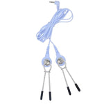 Bdsm Nipple Clamps Set With Electro Shock Controller – Adjustable Non-Piercing Erotic Toys For Sex Bondage And Restraint Play