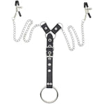 Men'S Nipple Clamps Cock Cage Chastity Belt With Cock Rings Penis Ring Breast Clamp Stimulation Sex Toy For Couples