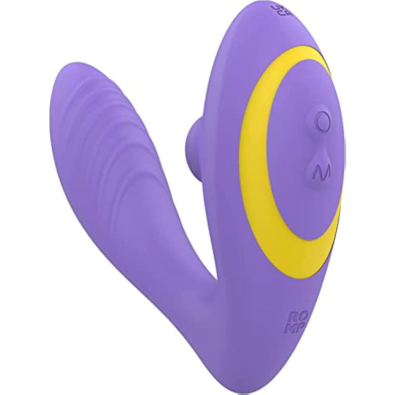 ROMP Reverb Rabbit Vibrator Clit Sucker | G Spot & Clitoral Suction | Double Stimulation Massager | Vibrating Adult Sex Toys for Women | Rechargeable & Waterproof Female Massage Tool | Gifts for her