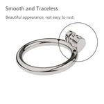 Male Chastity Cage - Large Metal Cock Cage Chastity Device With Updaged Invisible Lock, Sm Bondage Tool Cock Cage For Penis Training (1.77" Ring)