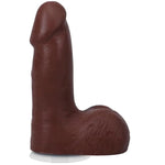 Doc Johnson The Realistic Dildo- 5 Inch ULTRASKYN with Removable Vac-U-Lock Suction Cup - F-Machine and Harness Compatible - for Adults Only, Chocolate