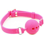 Silicone Breathable Adult Ball Gag Bdsm Adult Sex Toys Bondage Kit Restraints Play Silicone Ball With Holes Open Mouth Gag Sex Toy For Fetish Lover