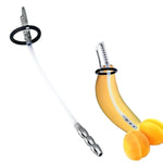 Urethral Plug, Flexible Hollow Urethral Sounds With Penis Rings Urethral Dilators Penis Plug Prostate Stimulation Masturbator Sex Toy For Men, 7.68 Inch