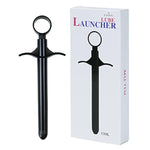 Lubricant Tube Shooter with Smooth Rounded Cap for Men, Women & Couples, Reusable, Easy Use & Clean,Lube Applicator Syringes (Black 10ml)