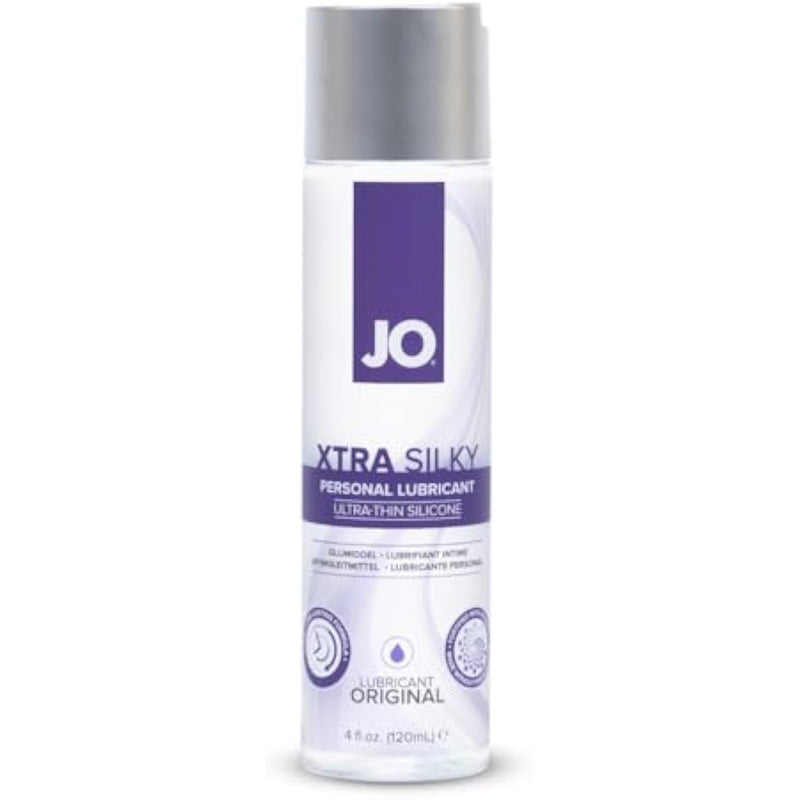 Xtra Silky Thin Silicone, Long Lasting Premium Lube For Men, Women And Couples, 4 Fl Oz