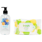 Fresh Sex Toy & Body Wipes And Enjoy Water Based Lube 8.5 Fl Oz - Couples Sex Toys Bundle