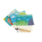 Liquid Watercolor Paint Set, 6 Colors, 2 oz Each for Crafts & Party Favors