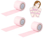 Sex Bondage Restraints Tape Set 3 Rolls Bdsm Tape Pvc Static Electrostatic Kits Sex Game Play For Couples Adult 32Ft (Pink)