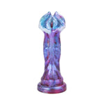 8.7-Inch Colorful Monster Silicone Dildo for Advanced Players with Strong Suction Cup