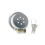 Flat Male Chastity Cage Metal Steel Chastity Cage Small Chastity Devices Sissy Penis Cage Cock For Men - 15P8 (45Mm/1.77In)