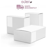 Eden Adult Sex Toys - Silicone Penis Sleeves - 2 Inch - Soft & Stretchy Reusable Penis Enlarge Girth Enhancer Sleeve - Delay Ejaculation Stronger Erection Textured Cock Rings - Men & Couples - Clear