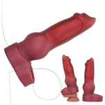 6.49In Dog Silicone Penis Sleeve Extender Wolf Cock Sleeve Enlarger Male Length And Girth Extension Enhancer Animal Cock Sheath Stretcher For Men Couples