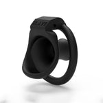 Hollow Male Chastity Cage With 4 Sizes Of Rings – Discreet Locking Penis Cage For Men, Sm Bondage Gear For Slave Training, Secure And Comfortable Design (Black)