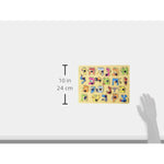 Rite Lite Alef Bais Puzzle Learn the Alef Beis, Pink, Multi-Colored, Tan, Red, Green, Blue, Purple Kids Puzzle