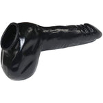 Latex Sleeve Ball Penis Sheath Rubber Anatomical With Edge Curl (One Size, Transparent)