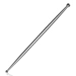 Urethral Sounds - 5.11 Inch Long Stainless Steel Tapered Urethral Dilator Penis Plug For The Beginners- Double Ended Round Tip Masturbation Rod For Men