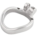 Male'S Flat Closed Base Ring For Stainless Steel Chasity Cages Device Virginity Lock Jh145 45Mm