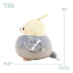 Cockatiel - Cute Stuffed Animal Plush Toy - Adorable Soft Cockatiel Bird Toy Plushies And Gifts - Perfect Present For All Ages - Tilli