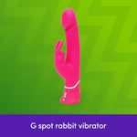 Liquid Silicone Rabbit Vibrator For Women | Realistic Dildo G Spot Personal Massager | 15 Powerful Vibration Modes | Rechargeable Clitoral Stimulator | Adult Sex Toys & Games For Couples