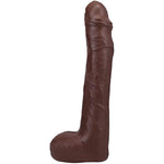 Doc Johnson Signature Series - Anton Harden - 12 Inch Realistic ULTRASKYN Dildo with Removable Vac-U-Lock Suction Cup - F-Machine & Harness Compatible - for Adults Only, Chocolate