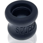 Squeeze Ballstretcher - Super Stretchy Flextpr Sack Stretcher - Ergonomic Curved Design For Comfort & Grip - Adjustable & Tight Fit Cockring For Men - Enhances Pleasure & Performance - Night