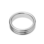 Metal Male Thin Penis Cock Ring For Enhance Male Thread Delay Ring Long-Lasting Erection Ability Sex Toy