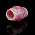 Hollow Male Penis Sleeve Silicone Penis Enlarger Sleeve Men Adult Sex Toy, Small Penis Sheath With Knot For Male Adult Toys, 3 Different Sizes (M)