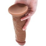 King Cock Elite Dual Density 8 Inchsilicone Dildo With Lube 1Oz | Harness Compatible Strap-On Dildos | G-Spot | Adult Sex Toys | Realistic Dildos